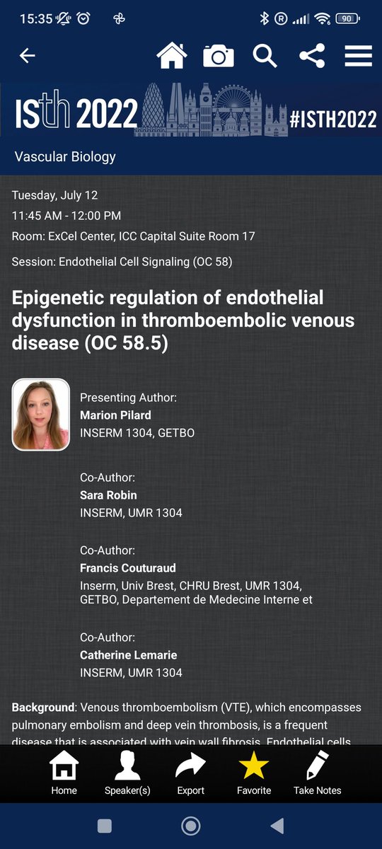 CatLemarie's tweet photo. Great presentation by PhD student Marion Pilard from #GETBO for her first participation to @isth #ISTH2022!! 👏👏👏
@FCouturaud @INNOVTE1 @InsermGrdOuest https://t.co/oJSdqOVE0k