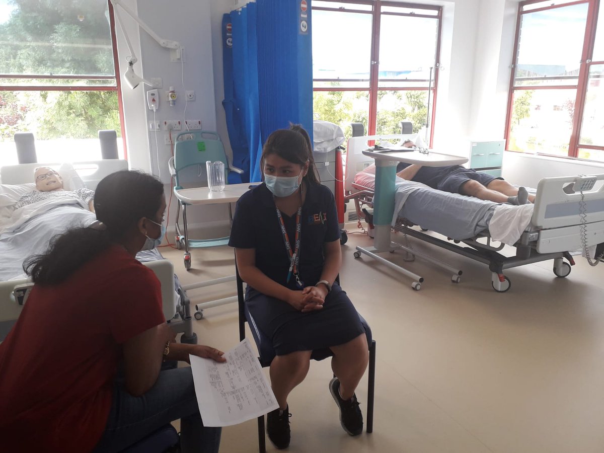 BEAT_UHD's tweet photo. Fantastic training day with Ward 14  staff in the Lakeside simulation ward, its christening! @UHD_NHS @RbchSimulation #teamuhd https://t.co/d5k6ynsCGt