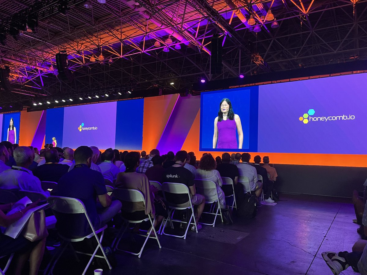 christinayiotis's tweet photo. #AWSSummit New York Opening Keynote session with Customer Speaker Liz Fong-Jones, Principal Developer Advocate, https://t.co/MOTZKkiht3 #AWSGraviton2 #AWSGraviton3 #ObservabilityEngineering #AWSSummit #AWS @honeycombio @lizthegrey @awscloud #ObservabilityPlatform #CloudComputing https://t.co/EIHbR61T47