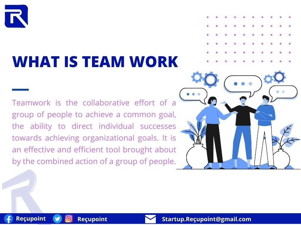 recupoint's tweet photo. Teamwork plays a very important role in the growth of every business or organization.
Teamwork ultimately contributes to the success of a business.

Here's a brief insight on teamwork and how helps in growing your business or brand👌

@NgSidehustle #startups #digitalskills https://t.co/yviYHXNgwU