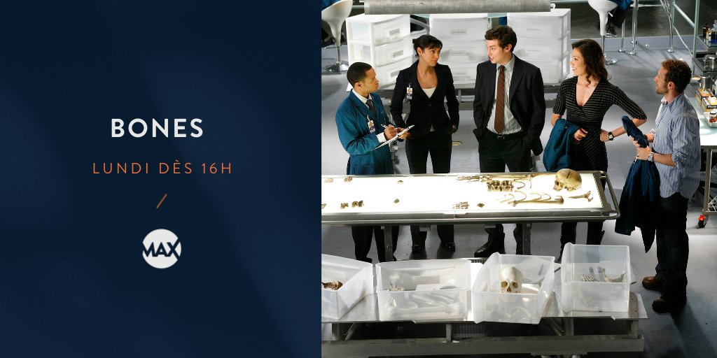 Inspirée des romans de Kathy Reichs, Bones met en scène l'anthropologue judiciaire Temperance Brennan et l'agent du FBI Seeley Booth. À l'aide des os des victimes, Brennan parvient à percer les mystères des affaires d'homicides les plus obscures.
📺 Bones, lundi dès 16h