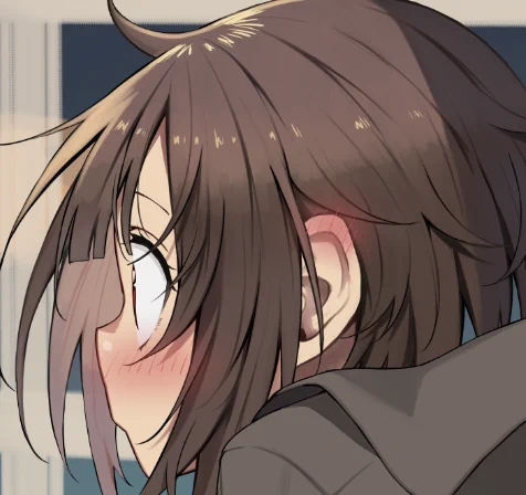 イラストだと映えないという理由であまりかかれない横顔ですが、めぐみんの横顔はなんか知らんがダンチで難しい。 