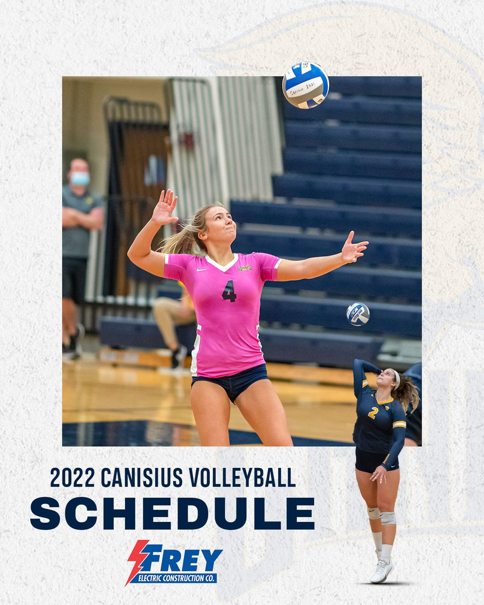 GriffVolleyball's tweet photo. Plan accordingly. 🗓

The 2022 schedule, presented by @FreyElectric.

📰 - https://t.co/hhHCUlYw5K

#Griffs | #MAACVB https://t.co/gbqsuW4toj