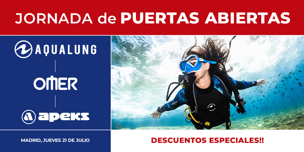 AlvarezSub's tweet image. Te invitamos a una jornada gratuita con los profesionales de Aqualung.
¡Plazas limitadas! No puedes perdértelo 🙂
👉 bit.ly/3O2vHov
