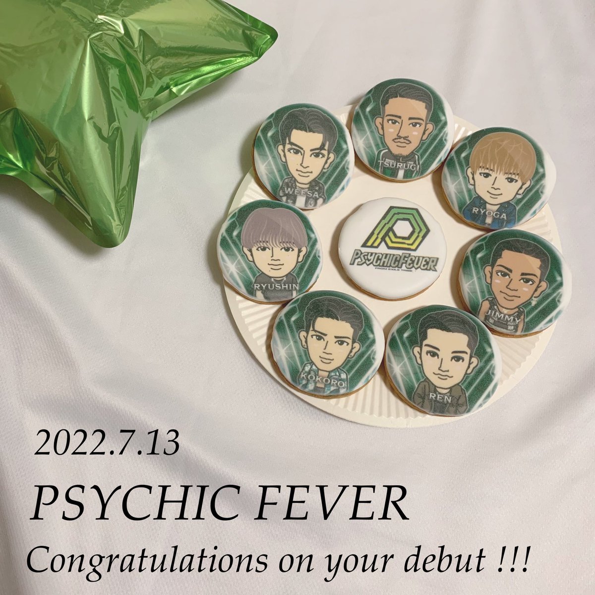 psyfe_kkr's tweet photo. 2022.7.13 PSYCHIC FEVER
デビューおめでとう😭☝🏻💚
みんなに出会えて毎日幸せです。
今日まで諦めずに頑張ってくれて本当にありがとう。大好き。
これからもずっと、みんなのこと沢山応援させてください👊🏻

#PSYCHICFEVER #ChooseOne 
@psyfe_member @psyfe_official https://t.co/xo5FCLxJwc