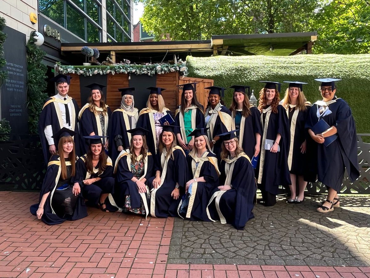 e_scottSLT's tweet image. First Masters cohort to do it! 🎓 #MSc #SLT #BCU