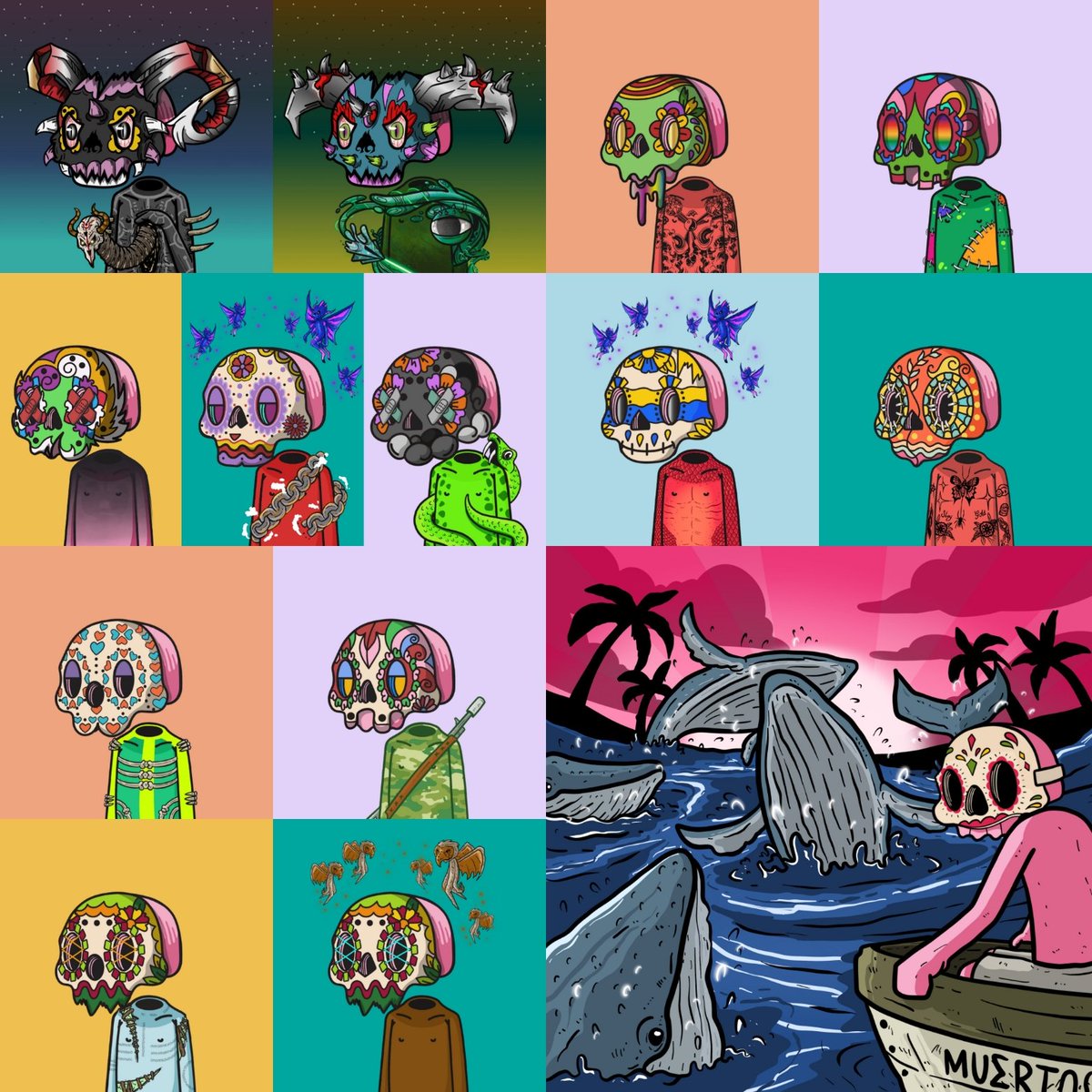 JabaduJumanji's tweet photo. Now I also belong to the whales @los_muertosNFT 🍾🥂Finally 🎉🎉So happy🥳🤩 With the best community behind me, nothing can go wrong. 🚀I am curious to see how many more Muertos I can add to my collection in the  future☠️🍀💪 #vivalosmuertos #vivalosdiablos #muertosfollowmuertos https://t.co/eyoiLYUi5m