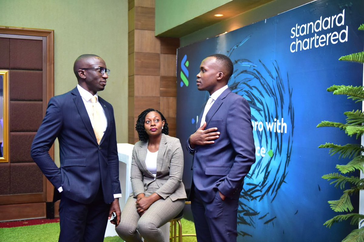 StanChartUGA's tweet photo. Coming to you live from the launch of our new and improved Straight2Bank NextGen platform. A tool that allows businesses to manage their cash better, access better Forex rates, and trade finance solutions. #Straight2BankLaunch #NextGenLaunch https://t.co/vKGlAyVTPE