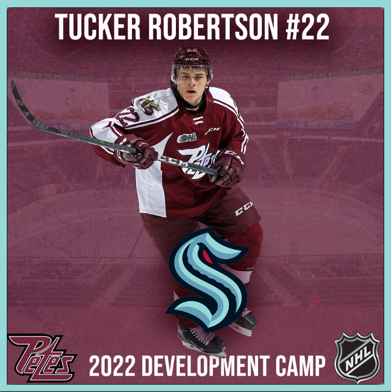 PetesOHLhockey's tweet photo. NHL Development Camp invites are rolling in! Congratulations to Tucker Robertson, Artem Guryev, Chase Stillman, JR Avon, and Samuel Mayer! Go get 'em π #GoPetesGo #PetesHaveFun