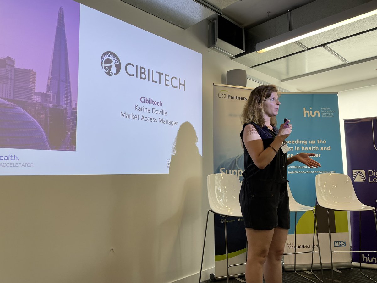 DHealthLDN's tweet photo. #DHLAccelerator networking day: Excellent presentations from next two Accelerator companies 👏🥳 @cibiltech &amp; @thejoyapp https://t.co/BCq1RdINkA