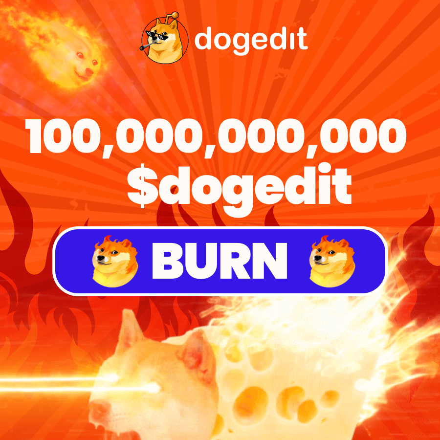 Dogedit_'s tweet photo. 🔥🔥50% of total supply is burnt 🔥🔥
If you want to check, click⬇️
https://t.co/Q1Q0TgKC7Q

Only 1,000,000,000,000 $dogedit left, who want to own?
#memecoin #airdrop #dogedit https://t.co/CdrIozmsth