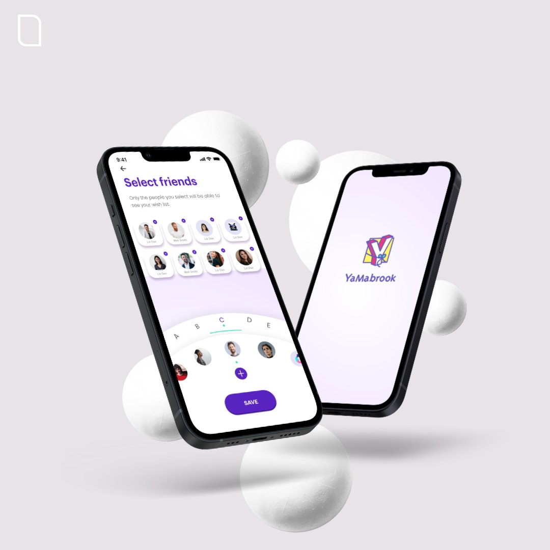 LimeTech-made. YaMabrook -- a mobile app for wish lists, gifting, and social sharing.

#limetech #appdeveloper #mobileappdev #mobileappdesign #ui #mobileapp #yamabrook #gifting #lifestyleapp #uiux #celebratelife #socialapp #uibucket #uiuxsupply #uitrends #uisource #bostonma