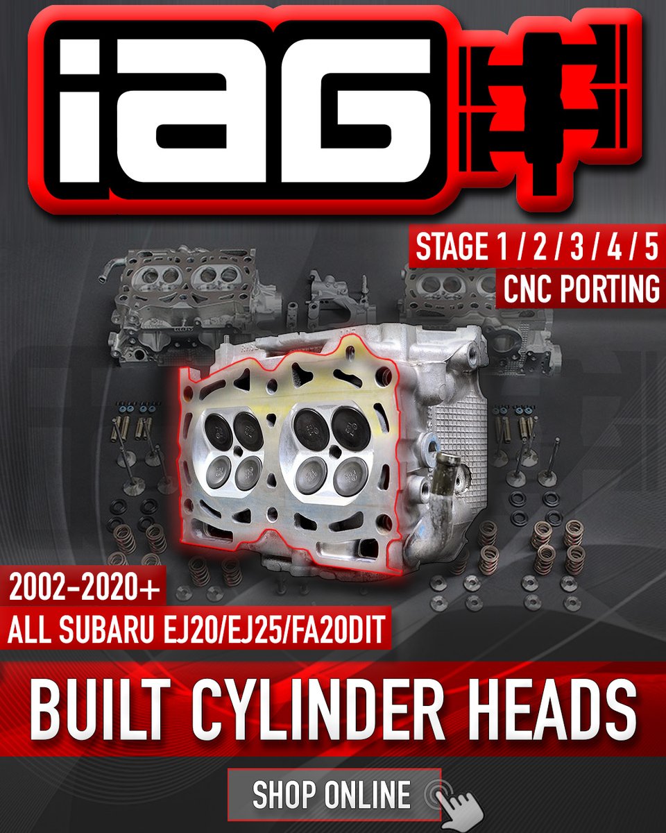 LimitlessMotors's tweet photo. IAG Performance is pleased to offer Staged Built Cylinder Head upgrade. From a mild build Stage 1 all the way up to Stage 5, IAG has the solution.

No matter the goal of your build IAG Performance can provide the proper cylinder head to match your turbo/fuel goals. https://t.co/NzovjsjO0V
