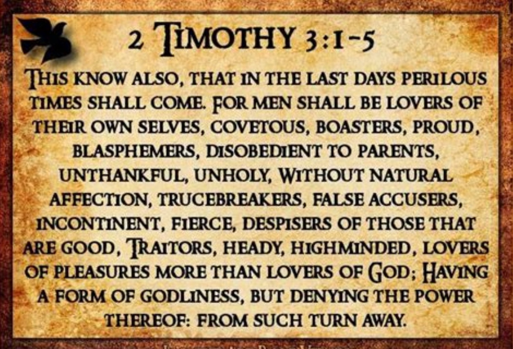 Dragonfly80L's tweet photo. ๐๐ผโ๏ธ๐๐ผ Perilous times are here. #PrayForRevival #ChristiansUnite #GodIsLove #Pray #PerilousTimes #ReadYourBible #PrayTheScriptures #TurnToGod https://t.co/BHOgTtD2GG