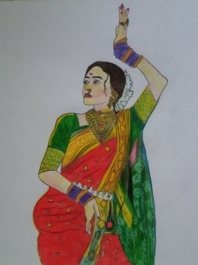 ArtStation - Bharatanatyam Sketches