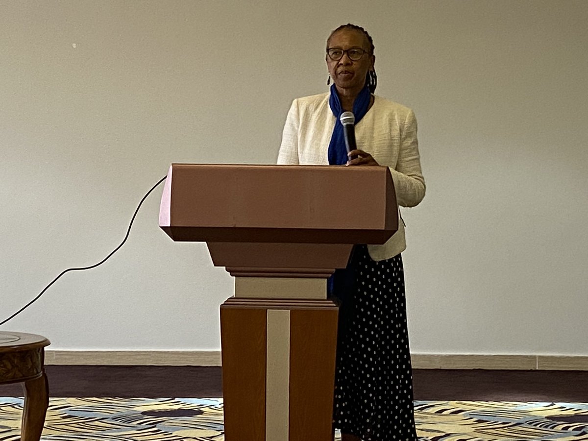 NetsayiMudege's tweet photo. Dr Annie Songo, Permanent Secretary Ministry of Fisheries and Livestock #Zambia launching the #Resilient #Aquatic #Food Systems Initiative. She mentioned the role played by @WorldFishCenter to improve the Andersonii #fish species in #Zambia https://t.co/IE37I43EDm