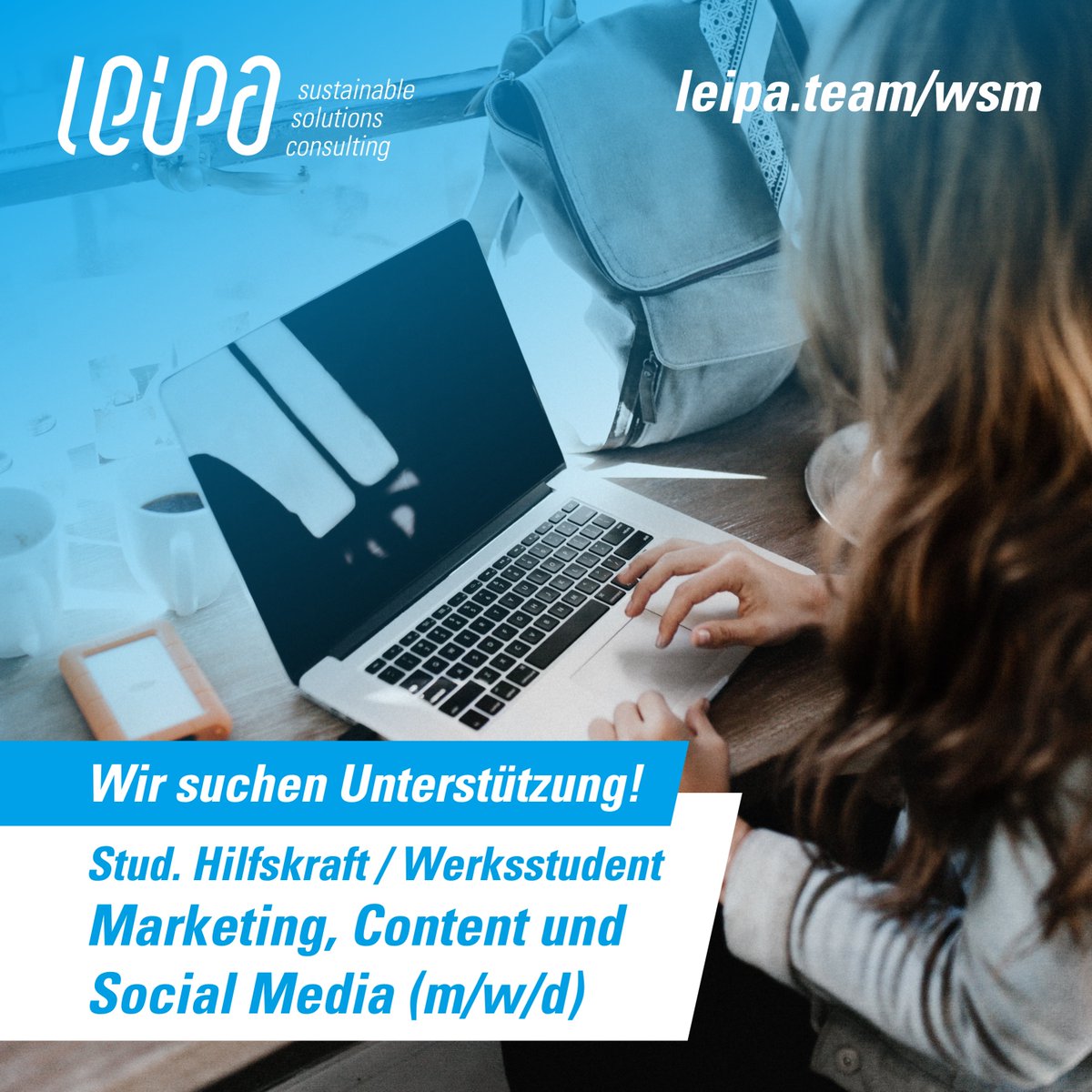 Leipa_Group's tweet photo. Wir suchen Unterstützung!
👉 Studentische Hilfskraft / Werksstudent:in für den Bereich Marketing mit den Schwerpunkten Content, Community Management undSocial Media (m/w/d)
👩💻👨🏻💻 Alle Infos unter https://t.co/BKMSMtBo50
#leipa #leipagroup #wirsuchen #job https://t.co/LDdaA7yvS5