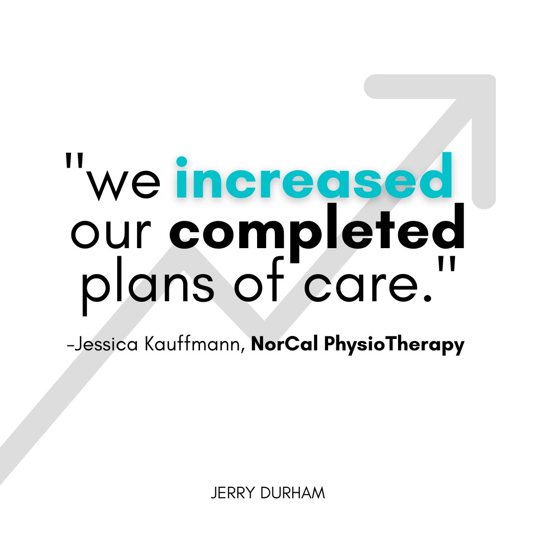 Jerry_DurhamPT's tweet photo. The side effect of entering my world! Increased β¬οΈ completed plans of care.
In other words, MORE patients that ARRIVE, PAY, STAY π and naturally do your marketing for you!
#PracticeSuccessProgram
#ArrivePayStay https://t.co/pVeSdfdszl