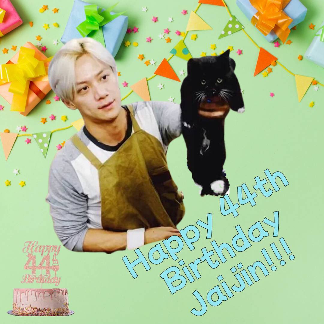 TmichelaT's tweet photo. Happy birthday to our cat daddy #LeeJaijin! #HAPPYJAIJINDAY
#이재진_생일축하해요 💛💙🎂
#젝스키스_이재진_생일축하해
#이재진 #HappyJJDay https://t.co/9co76o4r5d