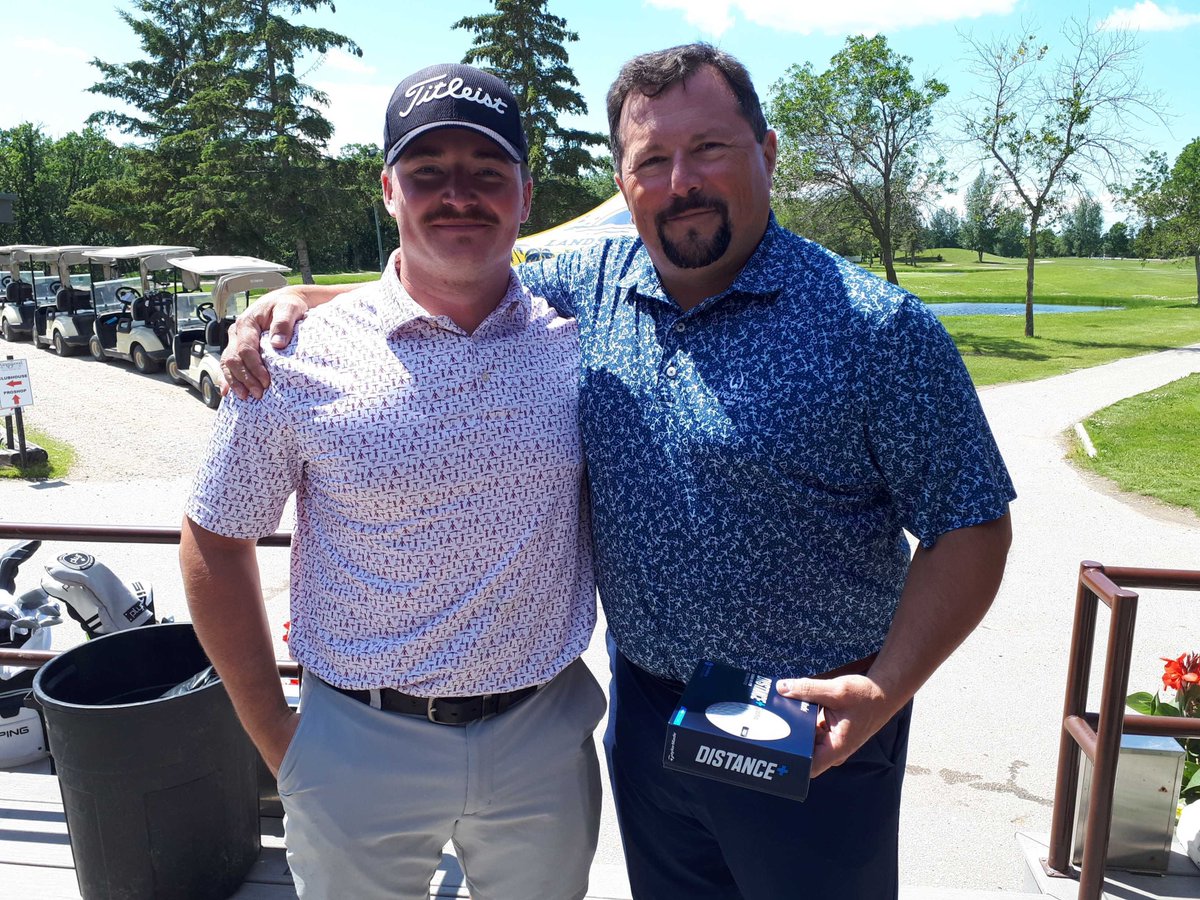 Closest to pin on hole 8: Nick Sekulic 🏆@nicksekulic @PrestvilleFarm @Seeds_Canada #SCAnnualMtg2022 #CdnAg #rooted4growth