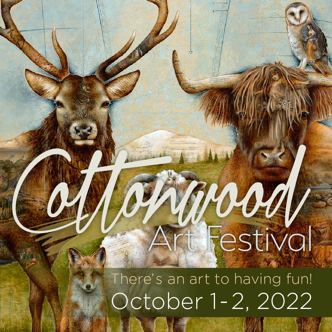 "Michelle McDowell Smith Announced As Featured Artist For Cottonwood Art Festival | Mixed Media Artist McDowell Smith designs collage paintings with layers that celebrate diversity, inclusivity and family."   Read more: cottonwoodartfestival.com/2022/07/michel…