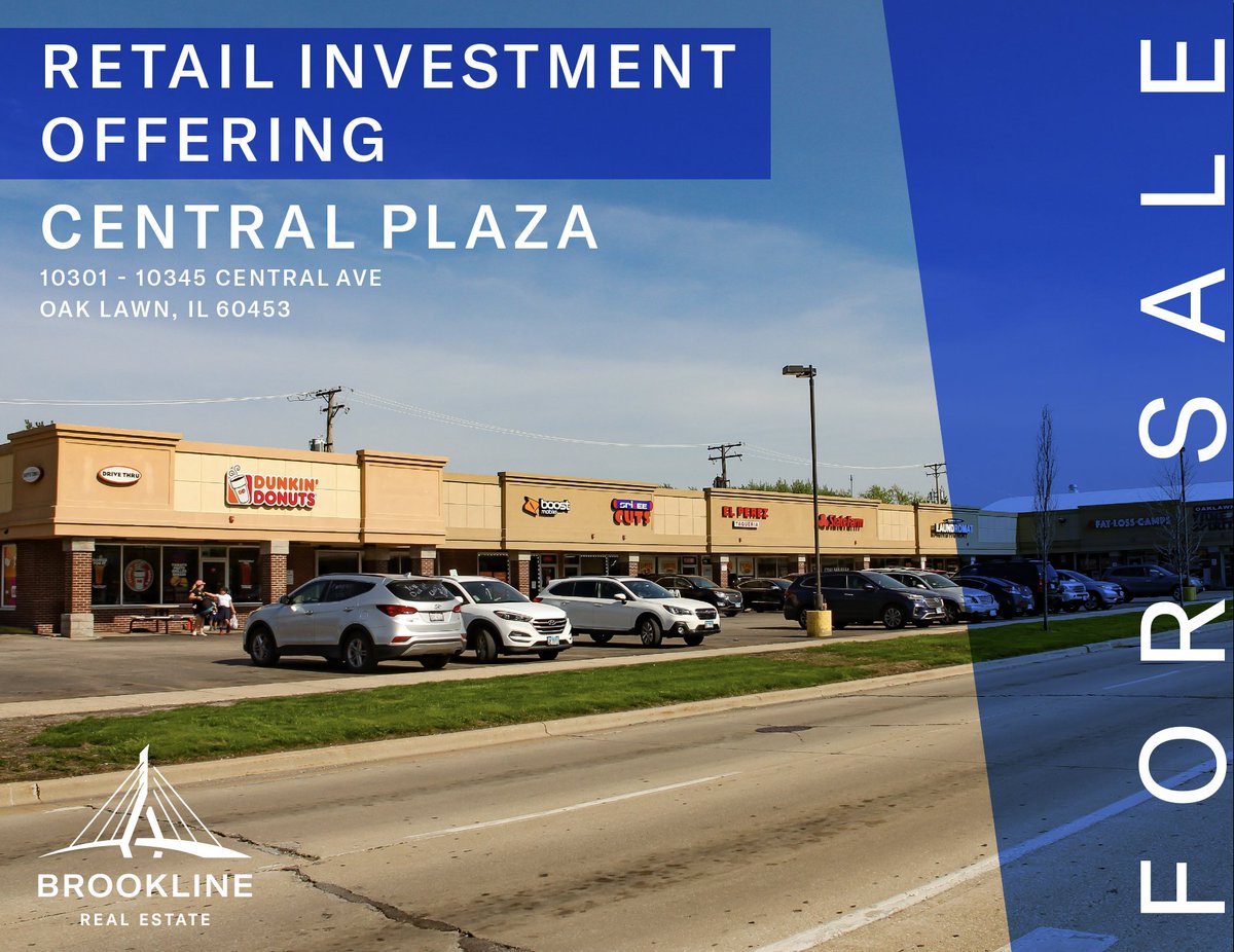 JUST LISTED: Dunkin' & Family Dollar-anchored, 100% leased, retail pad redevelopment opportunity included, 8.15% CAP brooklinellc.com/our-locations/… #CRE #oaklawn #retailinvestment #investmentbroker