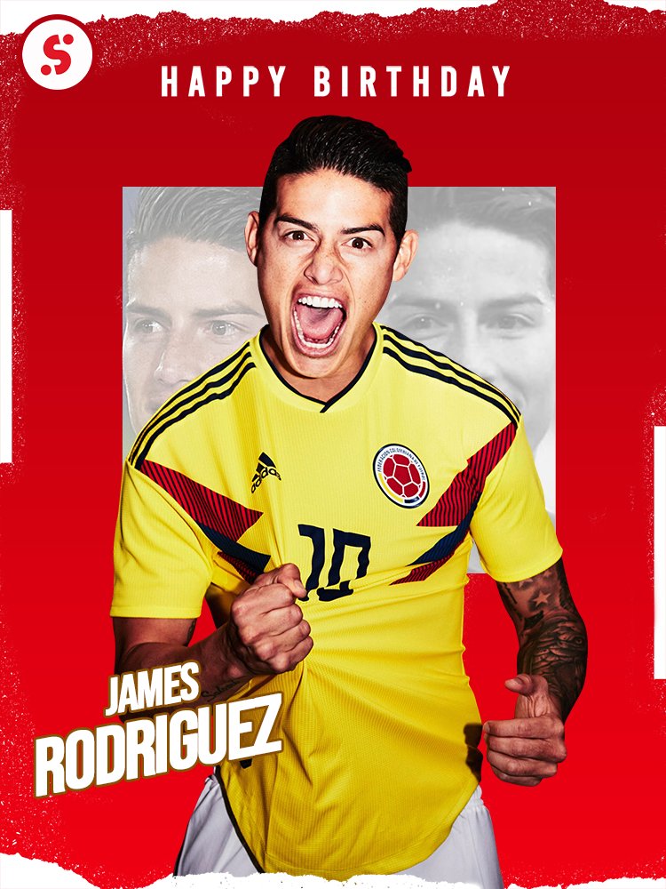 Happy 3  1  st Birthday to Columbian Forward James Rodriguez    