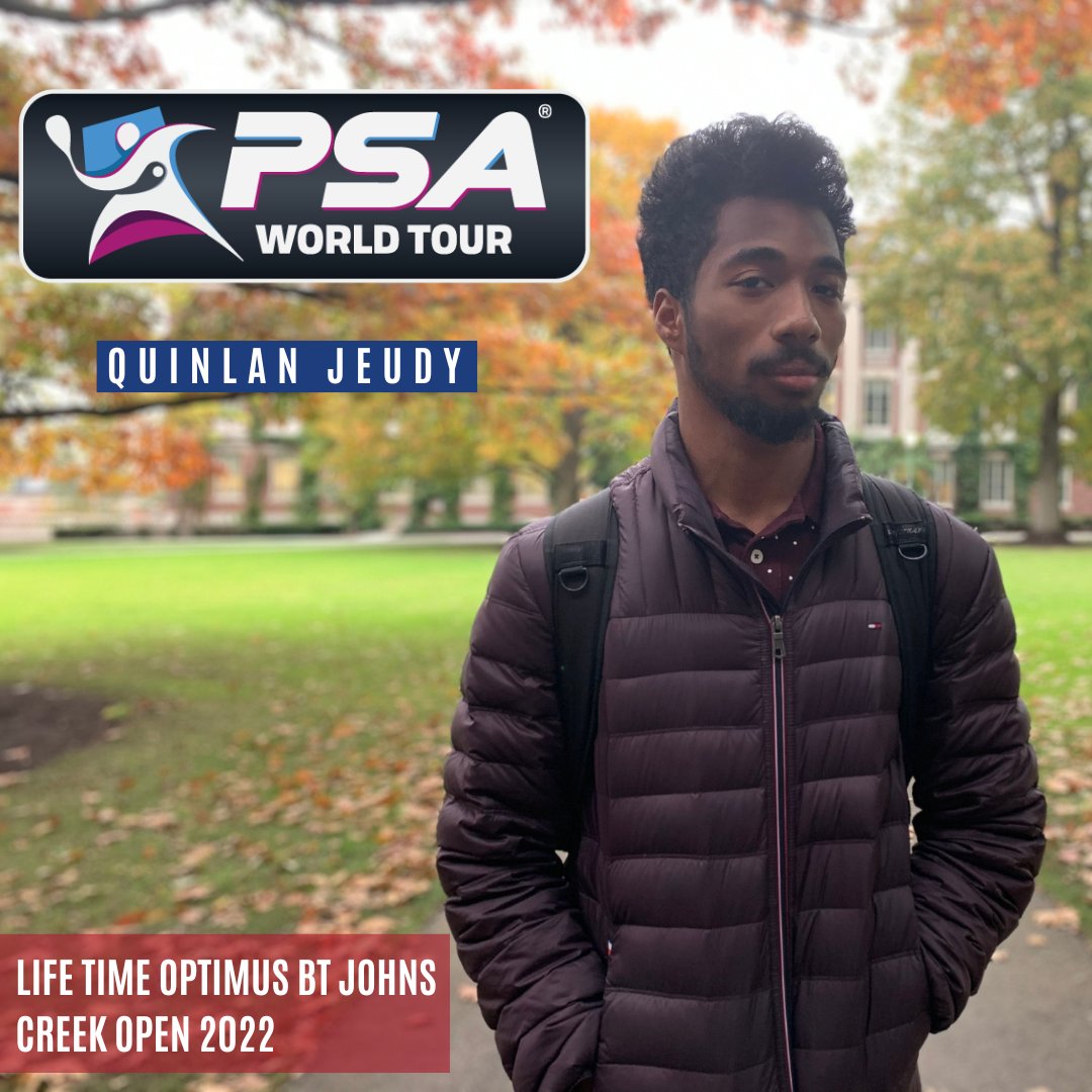 Good luck to Quinlan Jeudy in his tournament match tomorrow north of #Atlanta!! 

psaworldtour.com/tournaments/vi…

Quinlan is our first and only StreetSquash graduate to date to participate on the pro circuit.

<a href="/squasheducation/">Squash and Education Alliance</a> @PSAWorldTour
