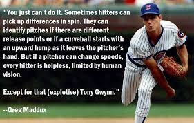 nut_history's tweet photo. One of the best pitchers ever on Tony Gwynn https://t.co/AGhdAuDKOY