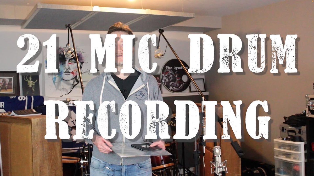 Made a video on drum recording. 🥁 🎙 

youtu.be/R2JuHCoby5c

#recording #drums #audio #musicproduction