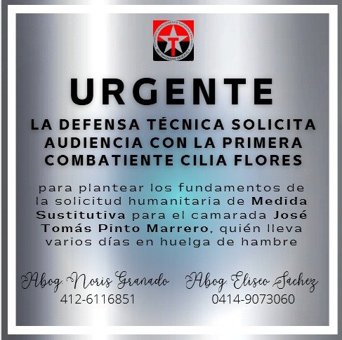 .<a href="/ConCiliaFlores/">Cilia Flores</a> #MedidaSustitutivaHumanitariaYa