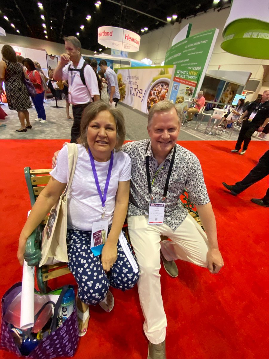 Dick is at the <a href="/SchoolLunch/">SchoolLunch</a> #ANC22 again today and saw some amazing people!