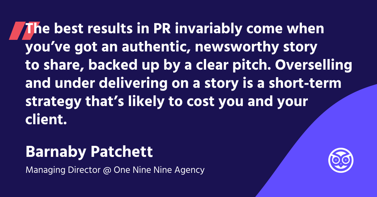 Prowly_com's tweet photo. Here’s @barnabarian (Managing Director at @_oneninenine) take on:
👉🏼 transitioning from freelancer to an agency, 
👉🏼 the balance between using PR tech and keeping it “old school”, 
👉🏼 and much more: https://t.co/y7ygd0Bdl5

#PRchat #ProwlyPRchat #PRstory #PublicRelations https://t.co/G1mm5B1H6R