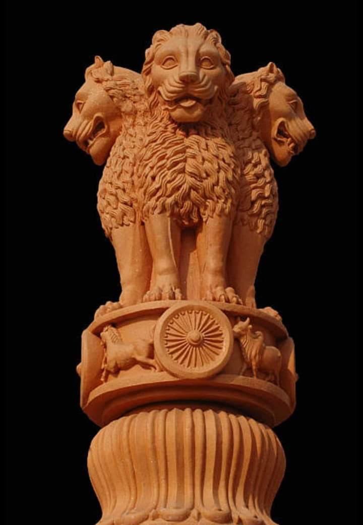 राष्ट्रीय चिन्ह के स्वरुप, हावभाव और उनके अनुपात मे किसी भी तरह से परिवर्तन करना विकृतीकरण/विरूपण माना जाता है और एसा कृत्य दण्डनीय अपराध है
<a href="/rashtrapatibhvn/">President of India</a>
<a href="/PMOIndia/">PMO India</a>
<a href="/narendramodi/">Narendra Modi</a>