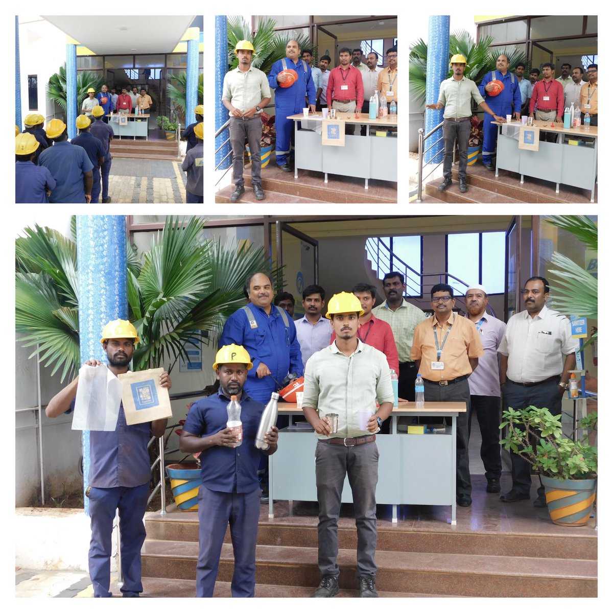 BPCLTanjore's tweet photo. A session for Say No to Single Use Plastic has been organised for Contract Staff at Thanjavur LPG Plant.

All were explained the consequences of using single use plastic and were shown replacement for commonly used plastic. 
#SwachhBharat #SwachhataPakhwada @BPCLimited https://t.co/LM1VclEGWK