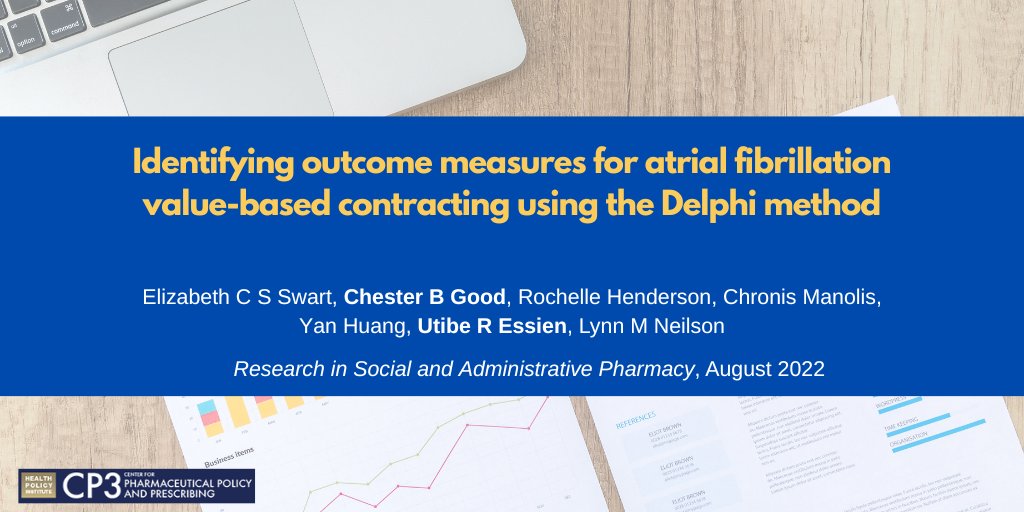 PittCP3's tweet photo. New in @RSAPjournal, a team including CP3's @CBGood23 &amp; @UREssien identified #AFib outcome measures for value-based contracting. Preventing stroke &amp;⬇️hospitalizations topped the list. 

https://t.co/QtY9K0Bpgy https://t.co/2hkelxA89e