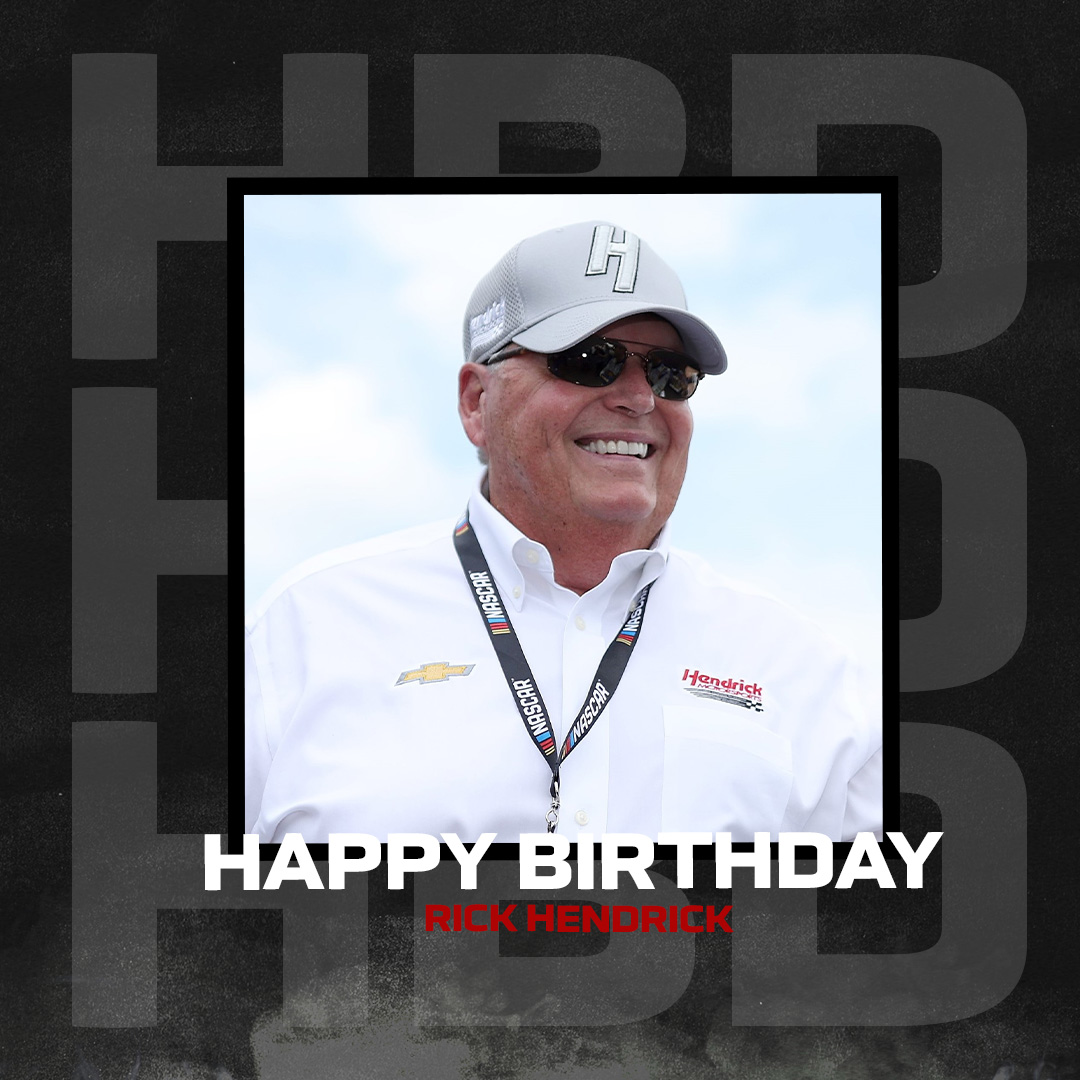 TeamHendrick's tweet photo. Wishing a very special happy birthday to Mr. H! https://t.co/SlJZgYklnE