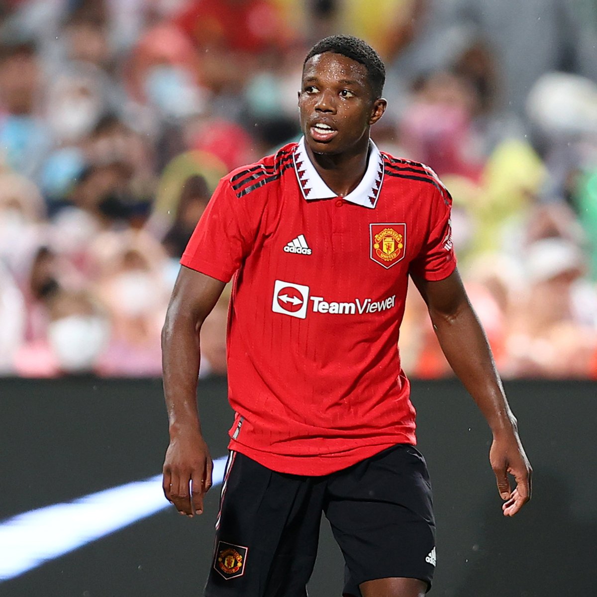 ManUtd's tweet photo. A solid first outing in red for @TyrellMalaciia 🔴👏

#MUFC || #MUTOUR22