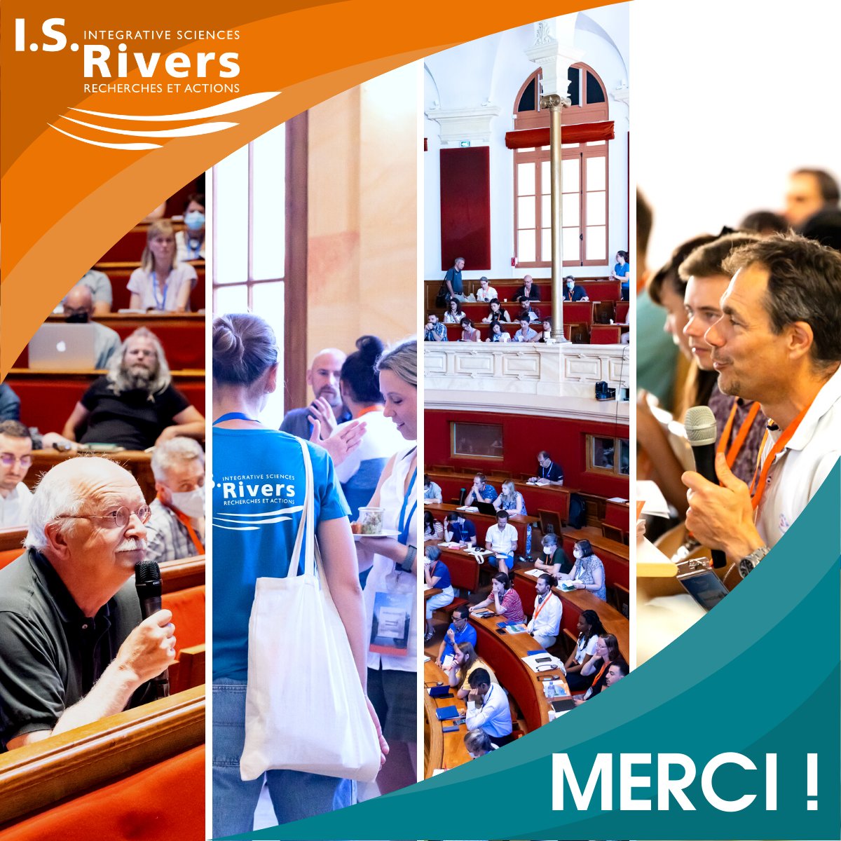 asso_graie's tweet photo. ➡️ Cette 4ème édition d'#isrivers est achevée et vous avez été au rendez-vous 🎉
✔️ 480 participants & 200 communications😮
Merci à vous pour votre présence et votre soutien qui ont fait de l'événement un moment unique.
Nous étions ravis de vous retrouver en chair et en os ! https://t.co/927YG0Cc5d