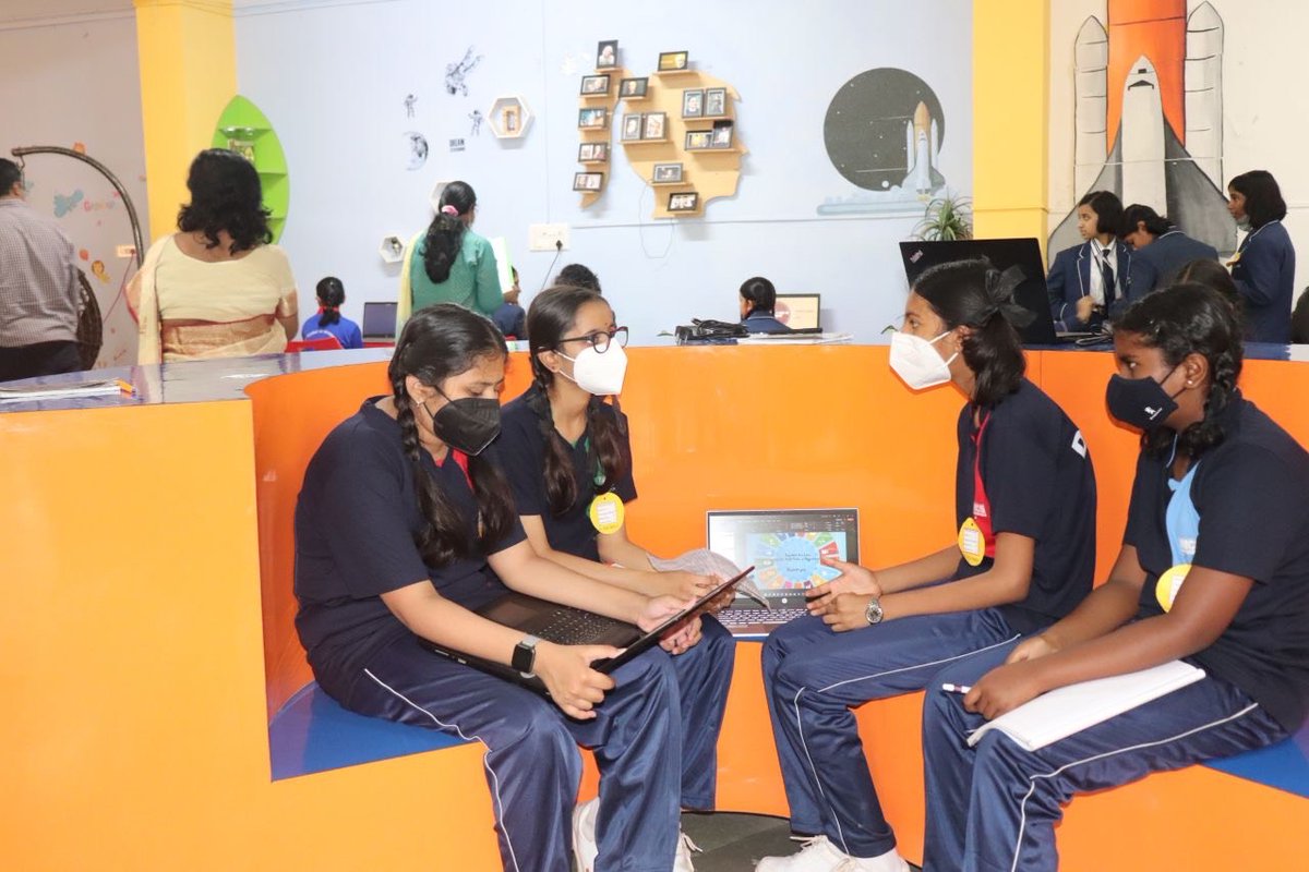 exstemplar's tweet photo. The #EYSTEMApp for girls which was taken to schools in BLR, HYD and Delhi, is a very well thought out way to pique the curiosity of young girls in #STEM and to build in them an awareness of the 17 SDGs - a wonderful way to inspire them to pursue careers in STEM going forward. https://t.co/6rlkE0Exrr