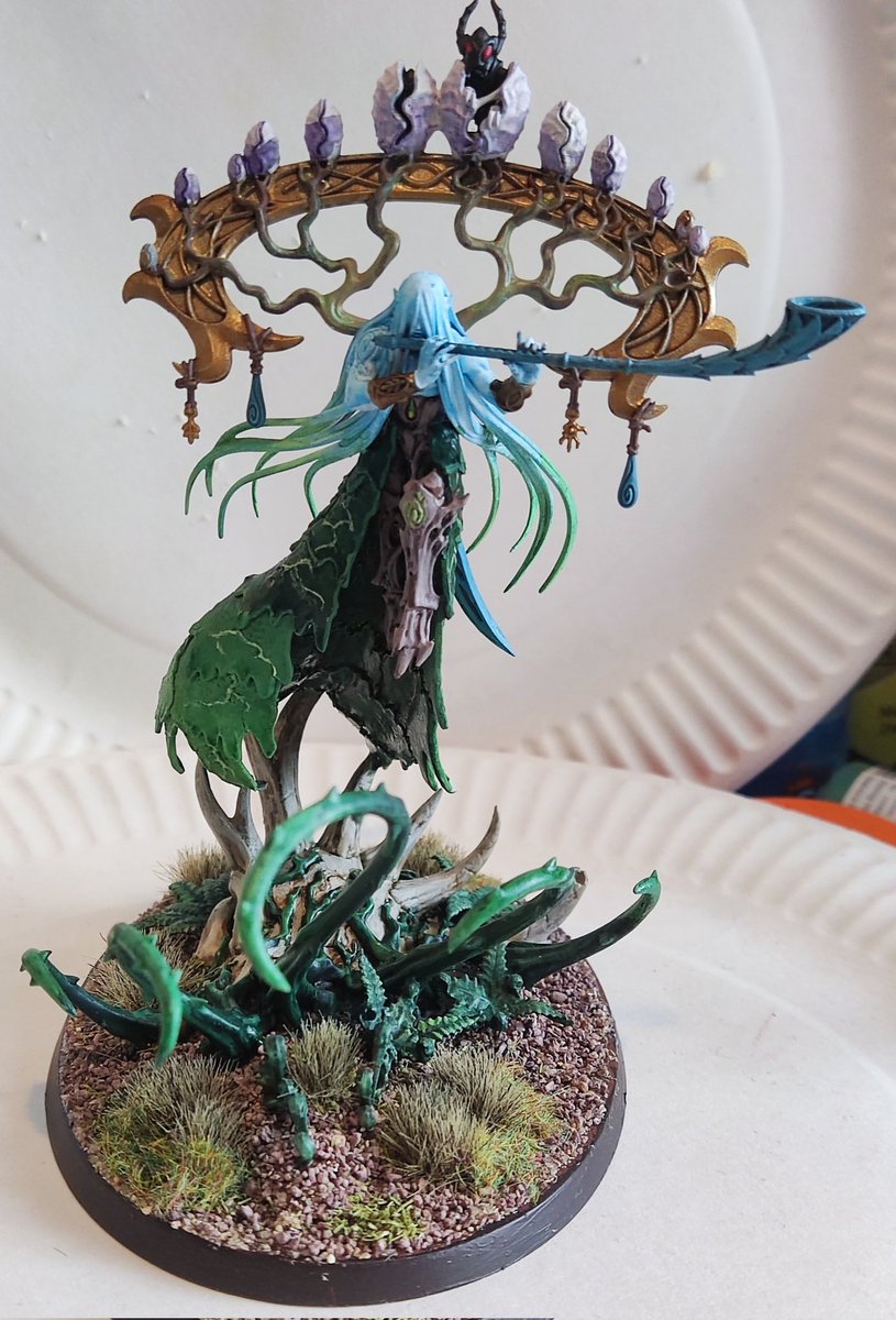 Joyfulcheese's tweet photo. Upped it a little to a 3 hour challenge on this guy. Lovely model to paint and surprisingly easy to put together (even if the legs were a little annoying).
#3HourChallenge #AgeOfSigmar #WarhammerCommunity #Warhammer #PaintingWarhammer #MiniHobby https://t.co/iS98FHjI2E