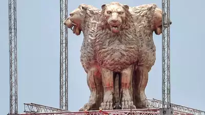 NP_App's tweet photo. #AngryLions: After #nationalemblem cast, 'Lion Capital of Asoka' itself fuels row but #Modi govt justifies

Read More Here 🔗 https://t.co/8K3jZDN3Lp https://t.co/JOJWitRzzQ