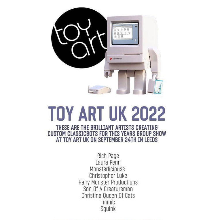 toysrevil's tweet photo. #toynews on #TOYSREVIL: https://t.co/QNwGg2CALR

#Classicbot Customs Show Announced for #TOYARTUK2022! Updates via @toyartuk &amp; @Classicbot_toy!

#toyblog #toysblog
#toysrevilblog https://t.co/PIlmQN2sFc