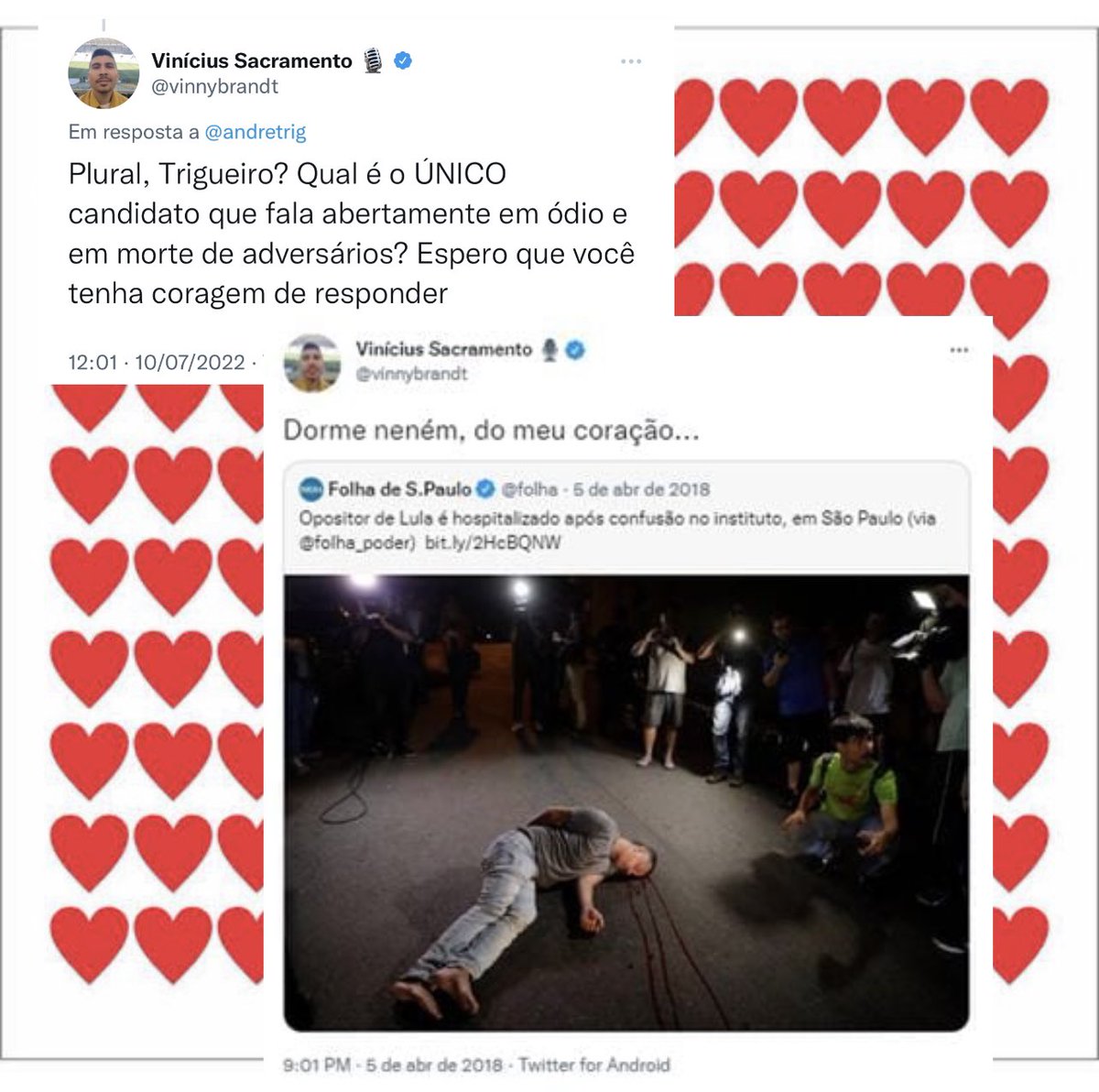 CarlosBolsonaro's tweet photo. Já que sou bloqueado pelo “jornalista”, segue o print para desvendar mais uma das inúmeras diárias hipocrisias do bem:

Qualquer um acharia que ele está falando do lula, mas não, o blogueiro tenta induzir para Jair Bolsonaro… então em mais uma rápida checagem a mágica aconteceu! https://t.co/lRHchzDIHf