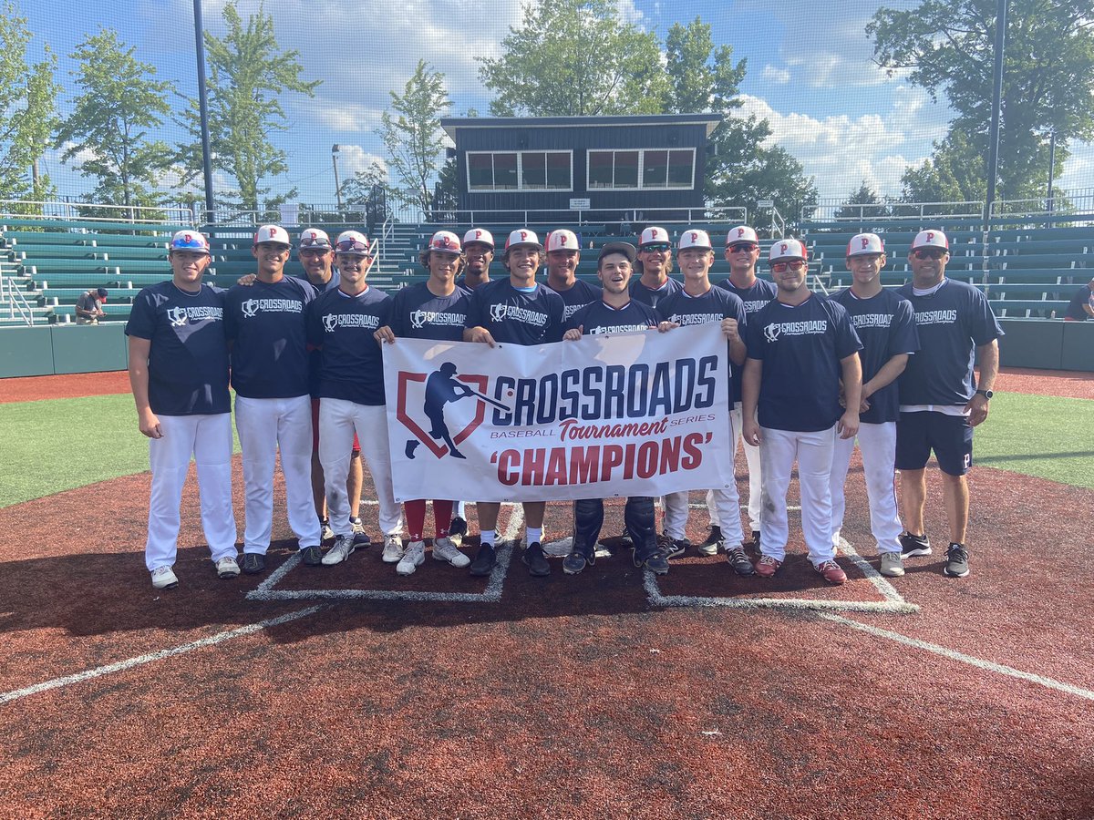 Great tournament in Louisville last week/weekend guys. Came away with the <a href="/Crossroads_BB/">Crossroads Baseball Series</a> championship. Proud of all my guys and coaches. Now onto this week @18uprospects <a href="/ProspectsMid/">Mid America Prospects, Inc/DC3-Prime</a> <a href="/LawCoBaseball/">Lawrence County Baseball</a> <a href="/ZackGetsee/">Zack Getsee</a> <a href="/LKSteiner23/">Landon Steiner</a>