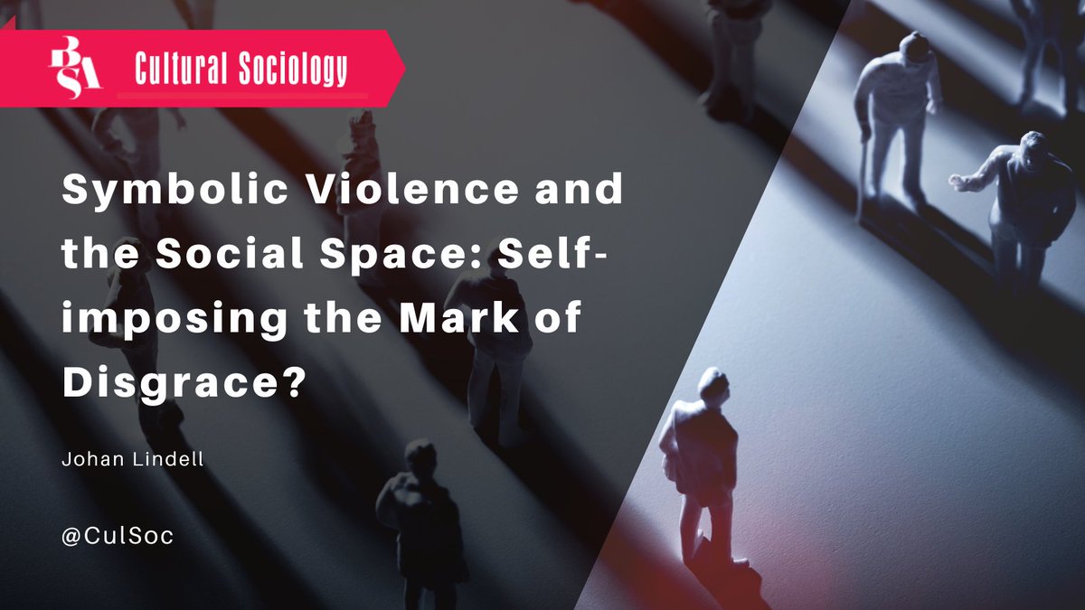 CulSoc's tweet photo. Johan Lindell's latest paper, "Symbolic Violence and the Social Space: Self-imposing the Mark of Disgrace?" is open access and online now!
https://t.co/DYWRAcIx0S
#FeltStigma #MediaUse #MultipleCorrespondenceAnalysis #SocialSpace https://t.co/HrC7o4lMNc