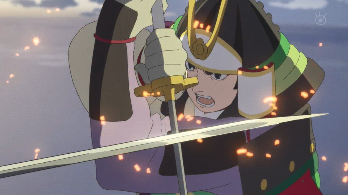 NorskAkiruno's tweet photo. 「哀れ」が「天晴れ」に変わった瞬間。＃TVアニメ平家物語 にて描かれる ＃敦盛の死 はまたその儚さを見事に表現。麗しいに候。The moment ''aware'' becomes ''appare''. The depiction of Atsumori's death in the anime #TaleOfTheHeike captures that fleeting beauty.

https://t.co/s6vBrEsB2C https://t.co/313nDRga5D