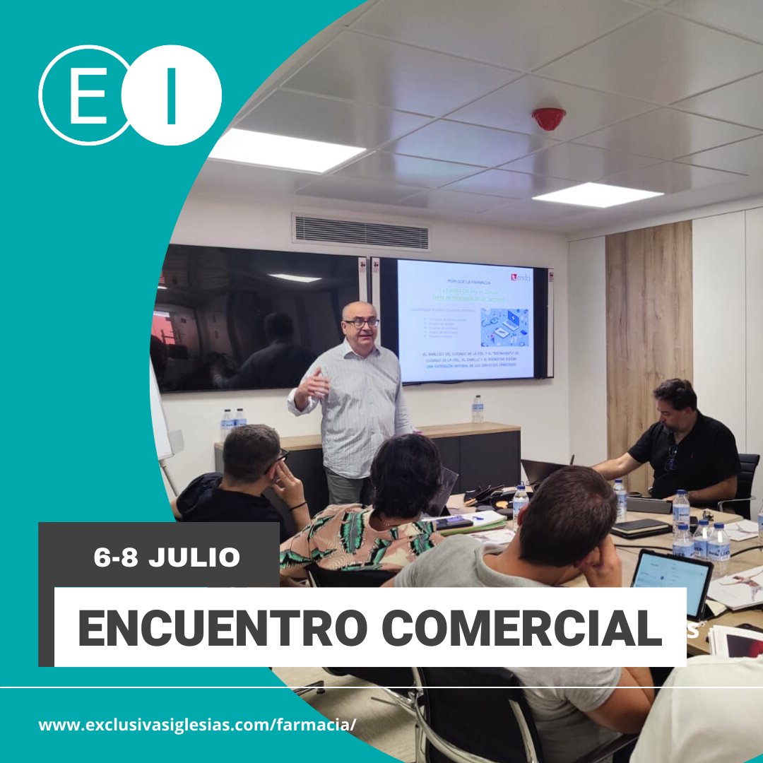 Exclusivas_Igl's tweet photo. 𝗘𝗡𝗖𝗨𝗘𝗡𝗧𝗥𝗢 𝗖𝗢𝗠𝗘𝗥𝗖𝗜𝗔𝗟 𝗝𝗨𝗟𝗜𝗢 𝟮𝟮 🗓️
Nuestro equipo se reunió en #Cangas para comentar los resultados del primer semestre del año y hablar de las novedades que pronto incluirá nuestro catálogo. 

🔋¡Terminamos con las pilas cargadas!

#exclusivas #farmacia https://t.co/AQ5b3dGXdO