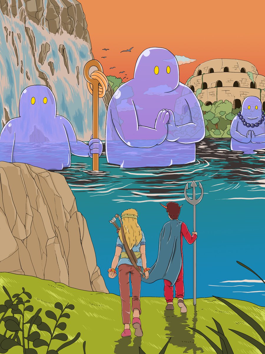 "The Holy Zimm" is available now on <a href="/formfunction/">Formfunction</a> 

Devon and Ama meet Zimm, the sacred entity that guards Northern Lake. 

<a href="/NFTindonesia_/">NFTindonesia</a>
<a href="/NFTAsiaOfficial/">NFT Asia</a> 
<a href="/The_URS_/">Urs</a>
 👇👇
formfunction.xyz/@mazamizart/2M…

#SolanaNFTs  #Solana  #NFTCommunitys   #formfunction  #NFTCommunity  #solanaart