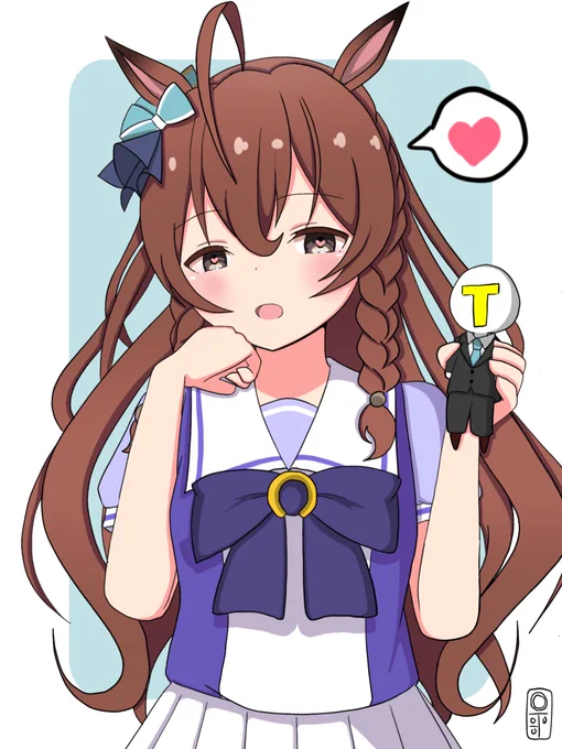 「これからもずっとわたくしのトレーナーさまでいてくださいね〜 」#ウマ娘プリティダービー #メジロブライト 